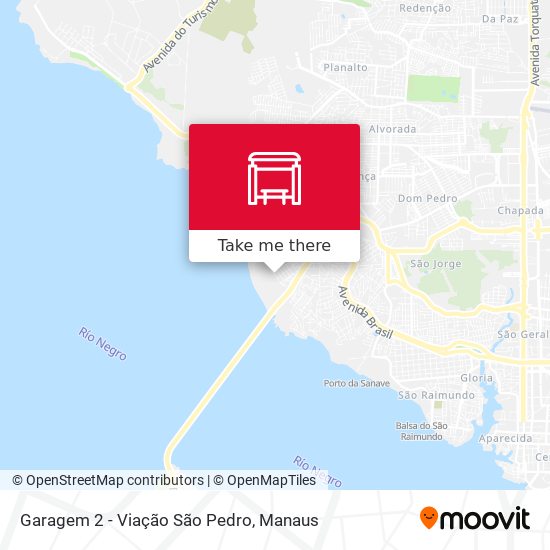 Mapa Garagem 2 - Viação São Pedro