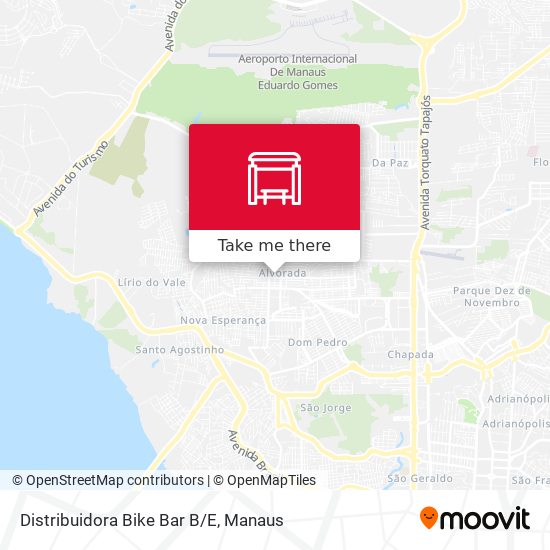 Mapa Distribuidora Bike Bar B/E