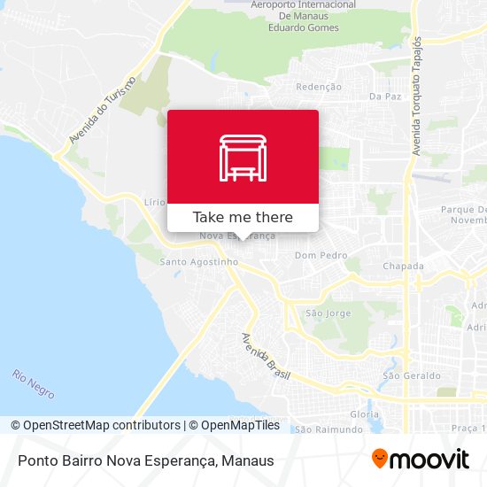 Ponto Bairro Nova Esperança map