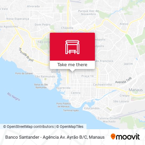 Banco Santander - Agência Av. Ayrão B / C map