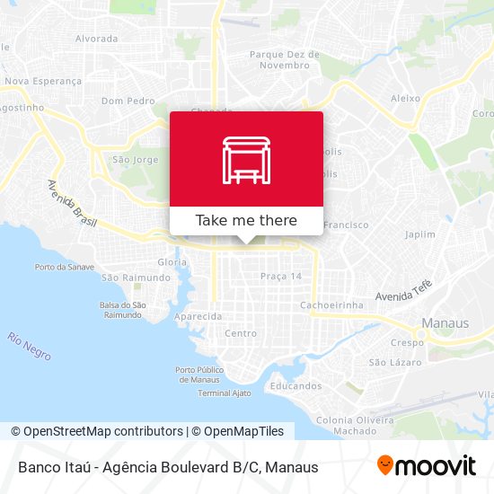 Banco Itaú - Agência Boulevard B / C map