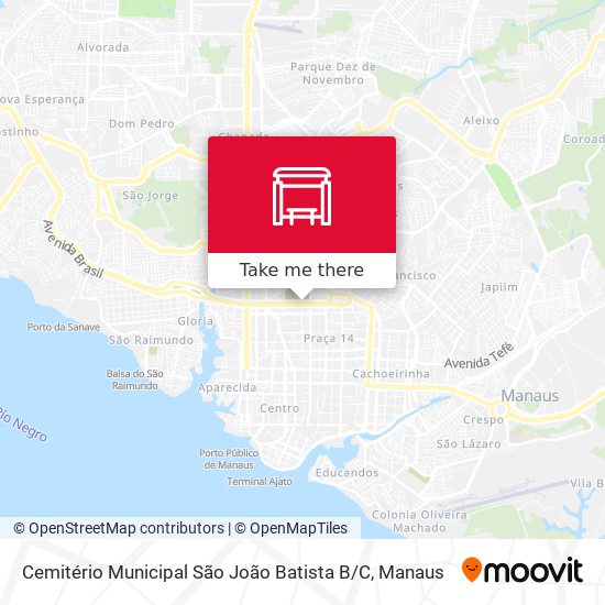 Mapa Cemitério Municipal São João Batista B / C