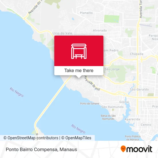 Ponto Bairro Compensa map