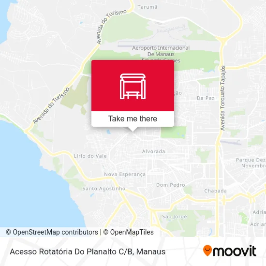 Acesso Rotatória Do Planalto C / B map