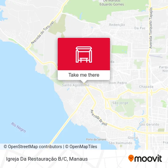 Igreja Da Restauração B/C map