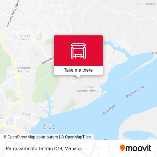 Parqueamento Detran C/B map