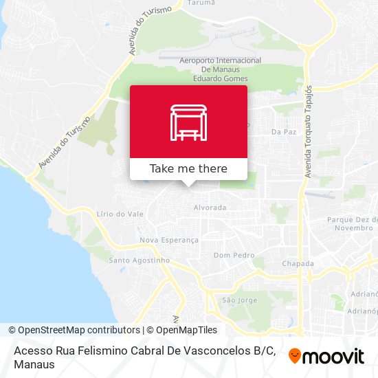 Mapa Acesso Rua Felismino Cabral De Vasconcelos B / C