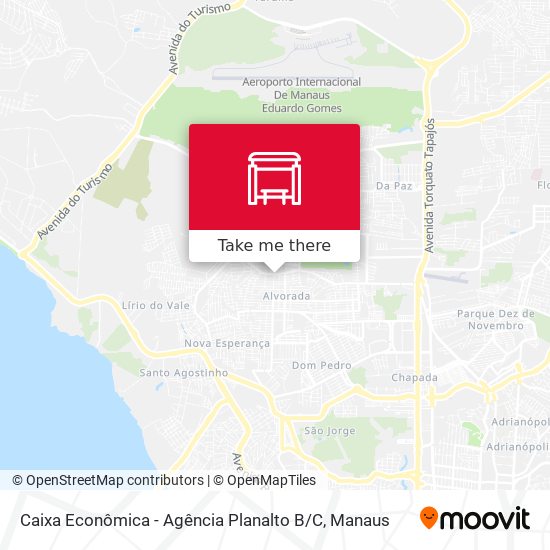 Mapa Caixa Econômica - Agência Planalto B / C