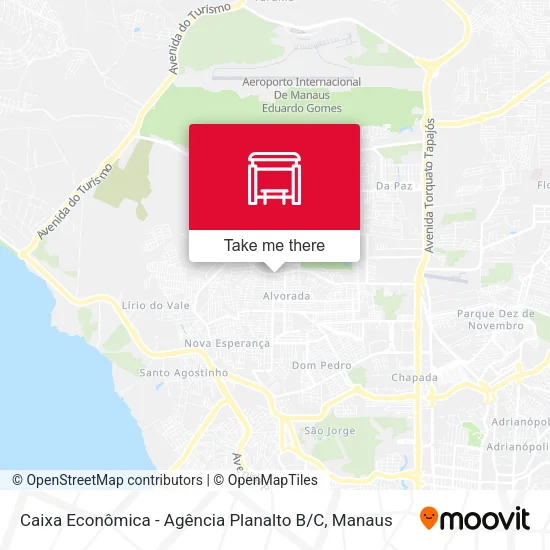 Caixa Econômica - Agência Planalto B / C map