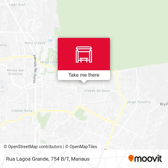 Rua Lagoa Grande, 754 B/T map