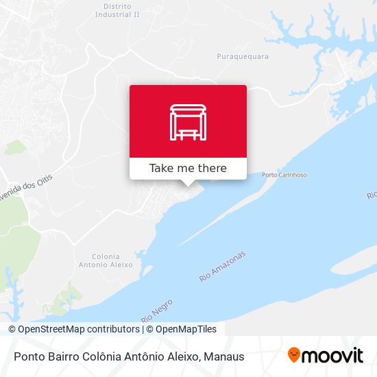 Ponto Bairro Colônia Antônio Aleixo map