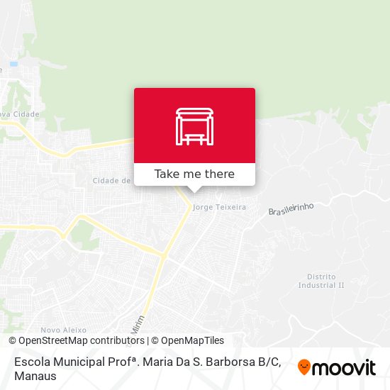 Mapa Escola Municipal Profª. Maria Da S. Barborsa B / C
