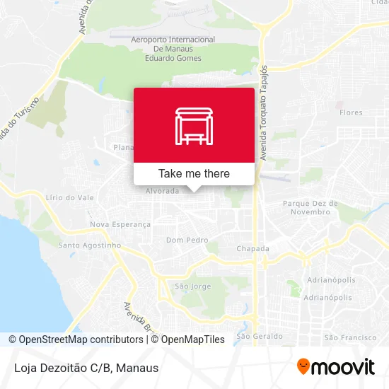 Loja Dezoitão C/B map