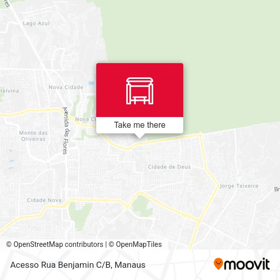Acesso Rua Benjamin C/B map