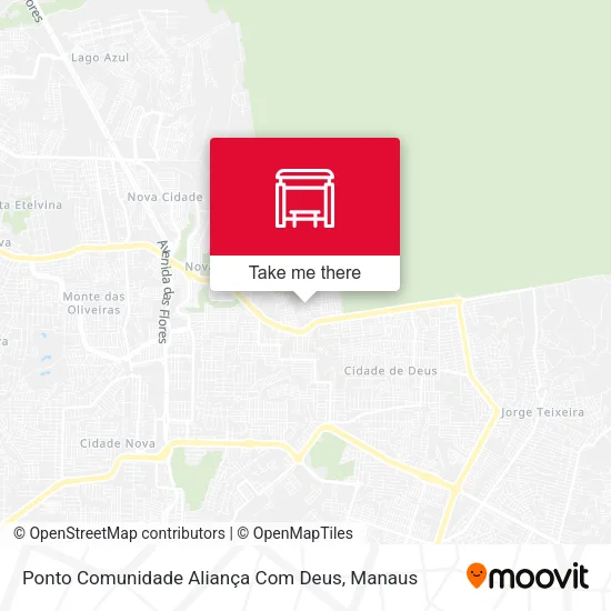 Ponto Comunidade Aliança Com Deus map
