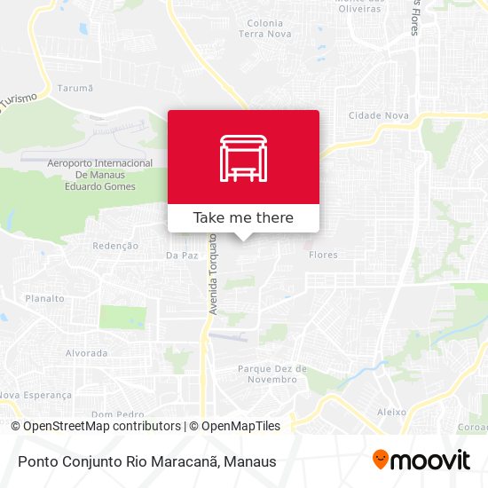 Ponto Conjunto Rio Maracanã map