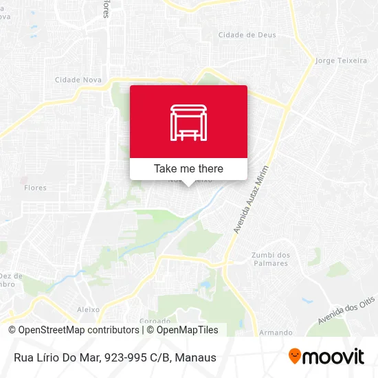 Rua Lírio Do Mar, 923-995 C/B map