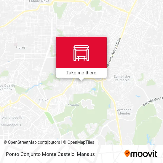 Ponto Conjunto Monte Castelo map