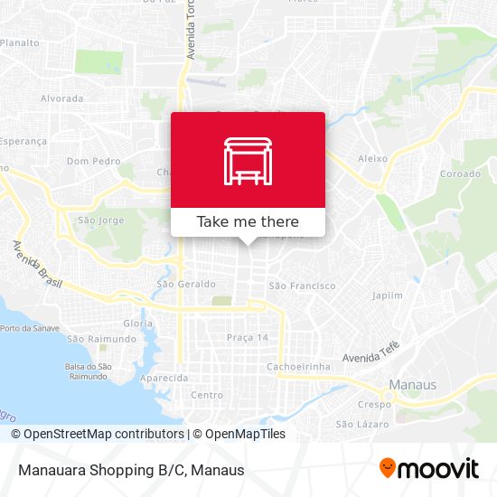 Mapa Manauara Shopping B/C