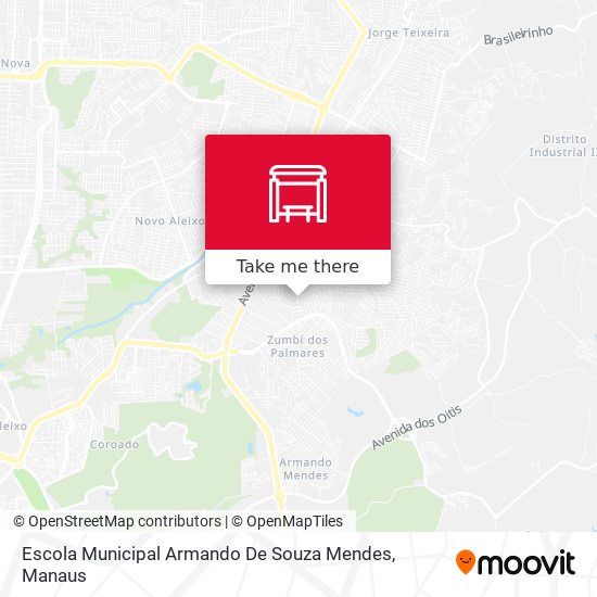 Mapa Escola Municipal Armando De Souza Mendes