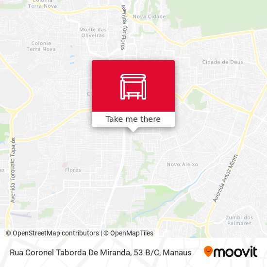 Mapa Rua Coronel Taborda De Miranda, 53 B / C