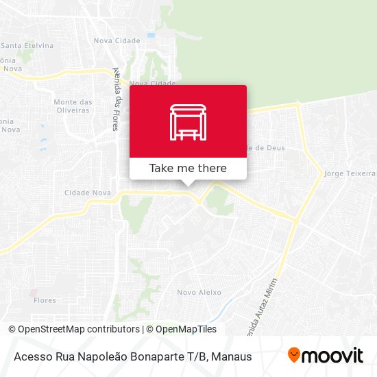 Mapa Acesso Rua Napoleão Bonaparte T / B