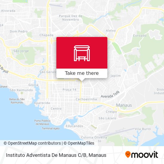 Instituto Adventista De Manaus C / B map