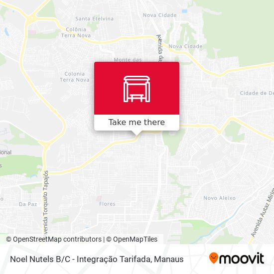 Noel Nutels B / C - Integração Tarifada map