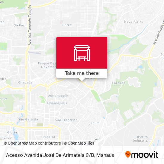 Acesso Avenida José De Arimateia C / B map
