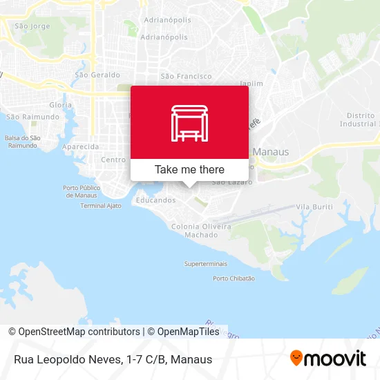 Rua Leopoldo Neves, 1-7 C/B map
