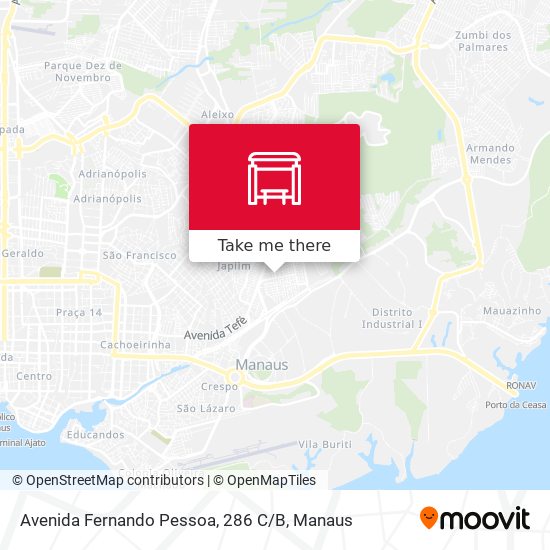 Mapa Avenida Fernando Pessoa, 286 C / B