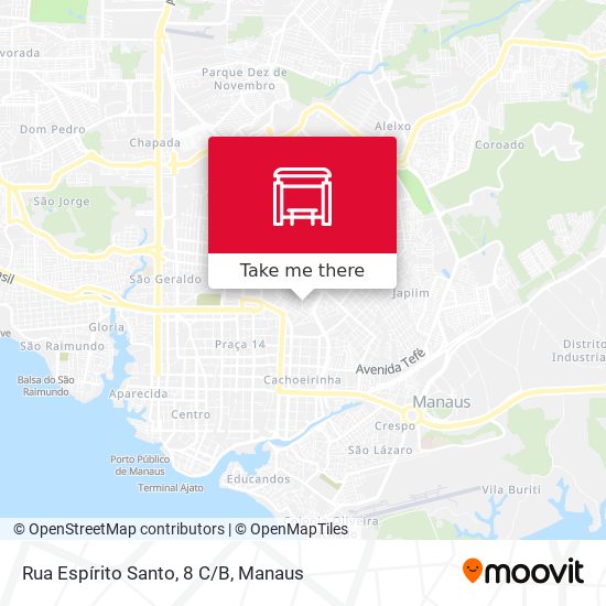 Rua Espírito Santo, 8 C/B map