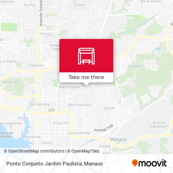 Mapa Ponto Conjunto Jardim Paulista