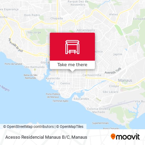 Acesso Residencial Manaus B/C map
