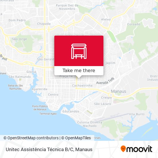 Mapa Unitec Assistência Técnica B/C