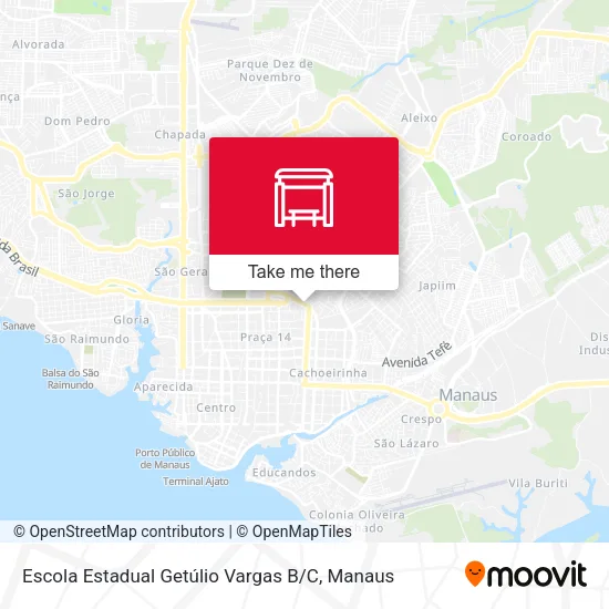 Escola Estadual Getúlio Vargas B / C map