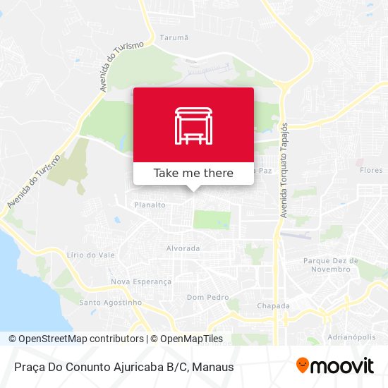 Praça Do Conunto Ajuricaba B/C map