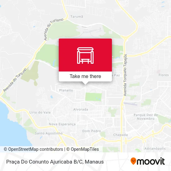 Praça Do Conunto Ajuricaba B/C map