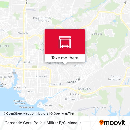 Comando Geral Polícia Militar B / C map