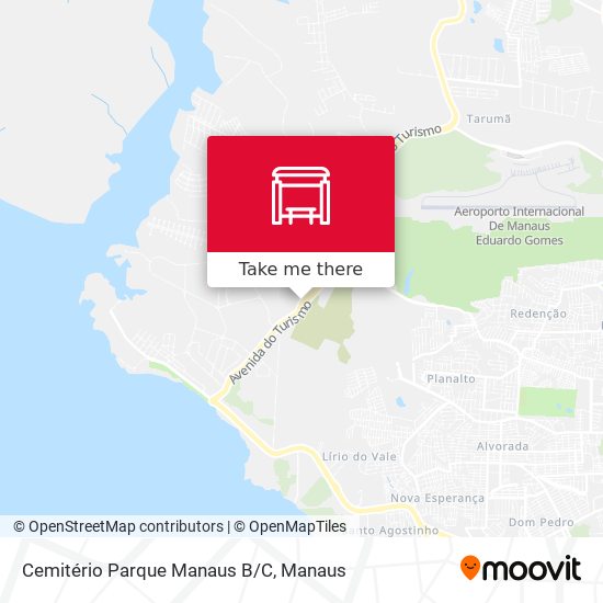 Mapa Cemitério Parque Manaus B/C
