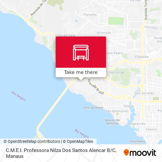 Mapa C.M.E.I. Professora Nilza Dos Santos Alencar B / C