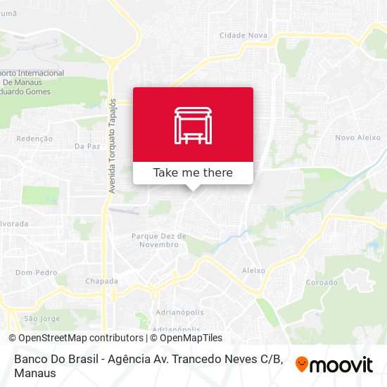 Mapa Banco Do Brasil - Agência Av. Trancedo Neves C / B
