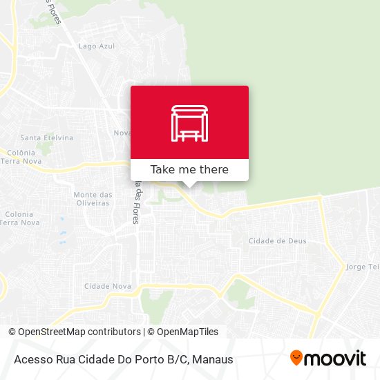 Mapa Acesso Rua Cidade Do Porto B/C