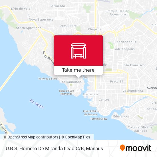 U.B.S. Homero De Miranda Leão C / B map