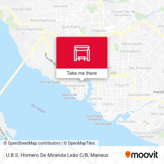 U.B.S. Homero De Miranda Leão C / B map