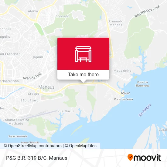 P&G B.R.-319 B/C map