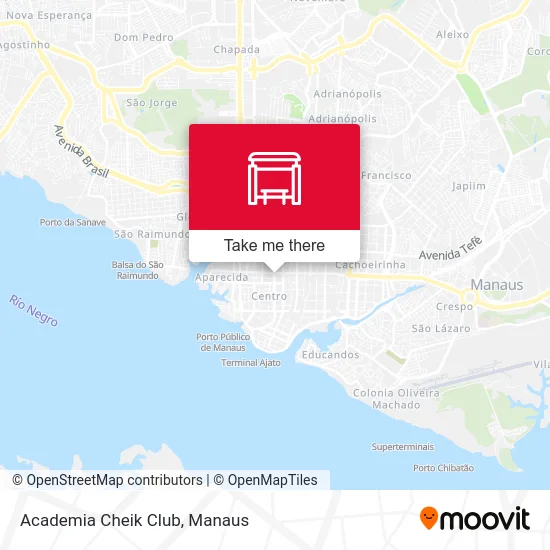 Academia Cheik Club map