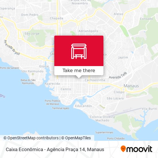 Caixa Econômica - Agência Praça 14 map