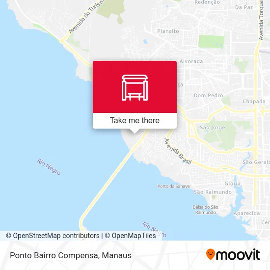 Ponto Bairro Compensa map