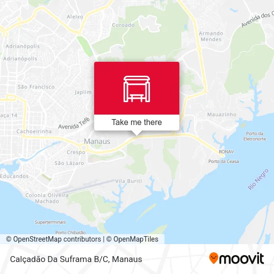 Calçadão Da Suframa B/C map